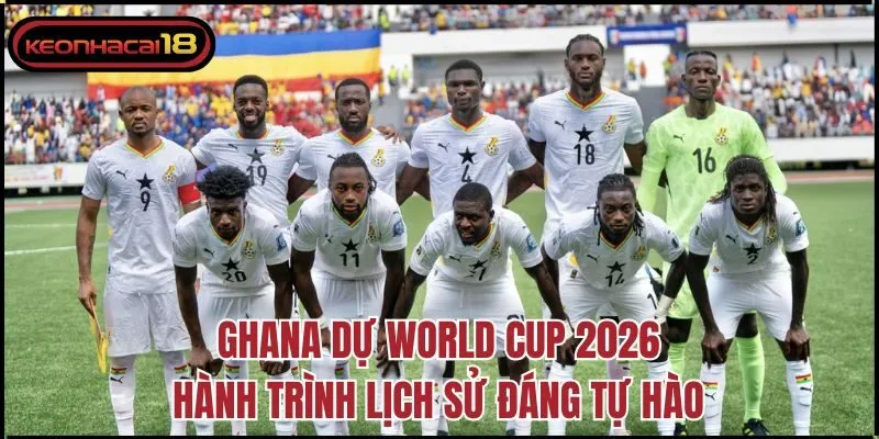 ghana dự world cup 2026