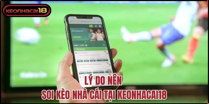 Lý do nên soi kèo nhà cái tại Keonhacai18